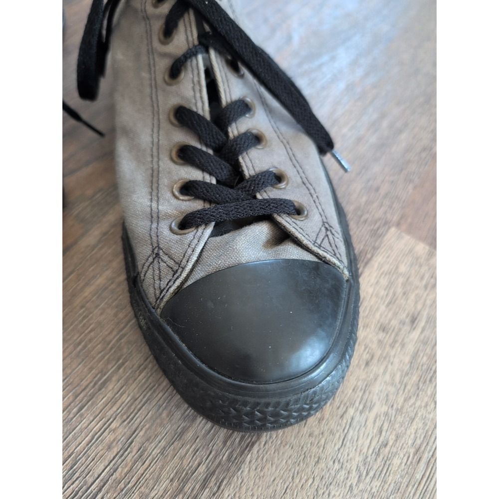 Converse Chuck Taylor All Star Sz 11  Low Top Canvas Denim Grey/Black Studs - Picture 14 of 16